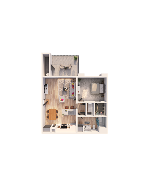 a floor plan of a house with a black background